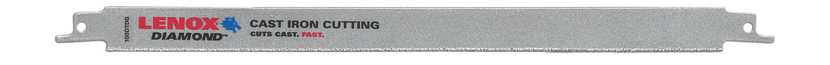 Lenox® Diamond™ 1766356 Bi-Metal Reciprocating Saw Blade, 11 in L x 3/4 in W, Double Tang