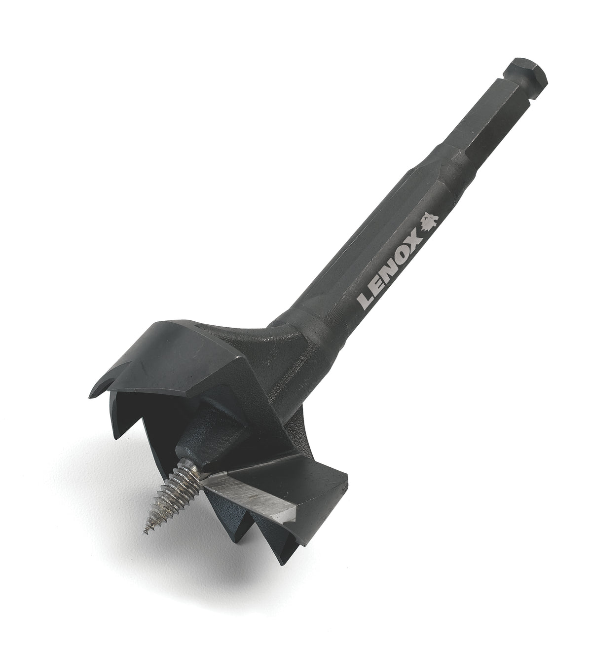 Lenox® 1787565 Bi-Metal Specialty Self-Feed Wood Drill Bit, 2-1/4 in Dia, 5-1/2 in OAL, 1/2 in Dia x 4-1/2 in L Shank