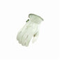 LIFT G8S-6SL Workman® General Purpose Gloves, Work, Keystone Thumb Style, Top Grain Cowhide Leather, White, Elastic Wrist Cuff, Resists: Abrasion, Unlined Lining