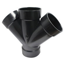 IPEX® 102354 DWV Double Wye, Fitting/Connector: Wye, 4 in Nominal, Hub End Style, ABS