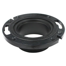 IPEX 103627 Adjustable DWV Closet Flange With Adjustable Plastic Ring, 4 x 3 in Pipe, ABS