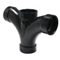 IPEX® 104153 Double Combination Fitting, 2 in Nominal, Hub End Style, ABS