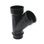 IPEX® 105301L DWV Street Wye, Fitting/Connector: Wye, 1-1/2 in Nominal, Spigot x Hub x Hub End Style, ABS