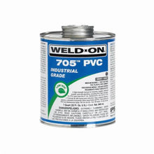 Weld-On® 705™ 10085 Low VOC Medium Body Solvent Cement With Screw-On Cap, 1 gal Container, Clear