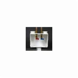 Water-Tite DU-ALL™ 82052 Outlet Box With Quart Turn Valve, For Use With Dual Drain Washing Machine, 1/2 in C, Brass, White, Domestic