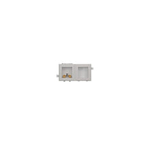Water-Tite MultiBox™ 82912 Washing Machine Outlet Box With Quarter Turn Valve, Auxiliary Drain Box, PVC, Domestic