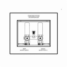 Water-Tite 85749 Dual Drain Washing Machine Outlet Box With Valve and Arrester, Domestic