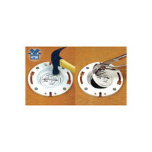 Water-Tite Techno Flange® 86174 Closet Flange With Knockout and Adjustable Ring, 7 in OD, 3 x 4 in Pipe, Domestic
