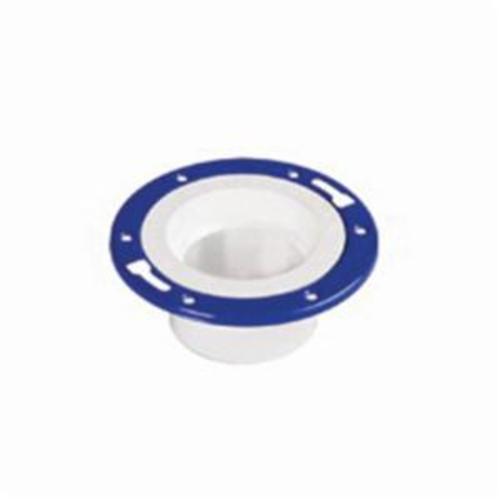 Water-Tite 86166 Flush-Tite Closet Flange With Ring, 3 in, 4 in Pipe, Domestic