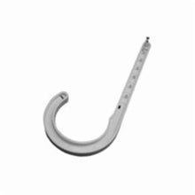 Water-Tite Hang-Tite™ 93161 J-Hook With Nail, 3 in Pipe, ABS, Import