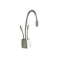 Insinkerator® Indulge™ 44252B FHC1100 Contemporary Instant Hot and Cool Water Dispenser Faucet, Residential, High-Arc Swivel Spout, Satin Nickel, 2 Handles, Import