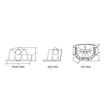 INFILTRATOR® Q4EQ36E Multi-Port End Cap, For Use With Quick4® Series 53 in L x 22 in W x 12 in H Equalizer 36 Chamber, 36 Chamber, 25.2 in Additional Length per Trench, 6 in H Invert