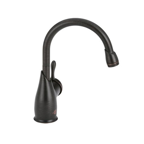 Insinkerator® 45108Y Melea™ Contemporary Instant Hot Water Dispenser Faucet, 0.8 gpm Flow Rate, 360 deg Swivel Spout, Matte Black, 1 Handle