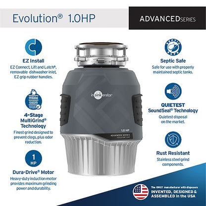 Single Phase Garbage Disposal - 80022-ISE