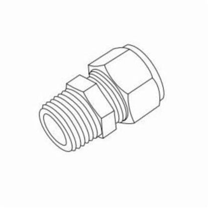 Duratec Airline Adapter - Brass - 1/2"