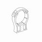 Duratec Airline Pipe Clip - Brass - 3/4"