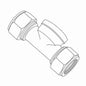 Duratec Airline Reducing Tee - Duratec x FNPT