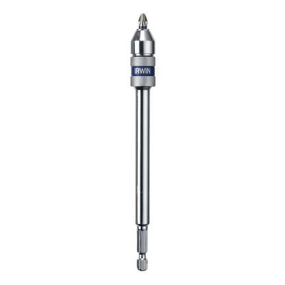 Irwin® Speedbor® Lock-n-Load® 4935704 Magnetic Extension Bit Holder, 1/4 in Drive, Carbon Steel, 1/4 in Hex