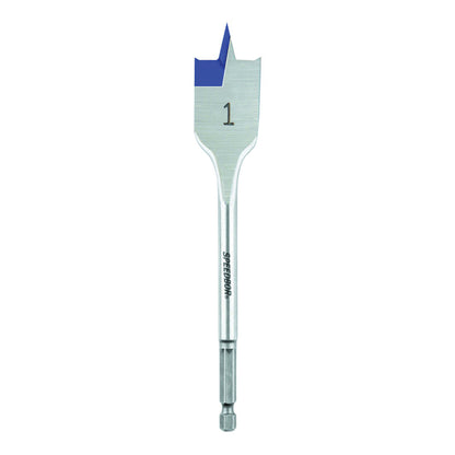 Speedbor Blue-Groove 2000 Standard Length Spade Bit - 1" Dia