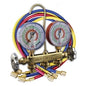 JB Industries 22246 PATRIOT® 2-Valve Charging Manifold, For Use With R-22, R-404A, R-410A Refrigerant, Brass, Domestic