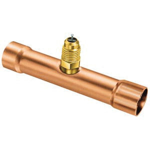 JB Industries A31340 Swaged Braze Tee, 5/8 in Nominal, Tube x Access x Tube