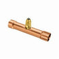 JB Industries A31344 Swaged Braze Tee, 7/8 in Nominal, Tube x Access x Tube