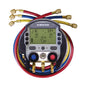 JB Industries DMG2-5 2-Valve Digital Charging Manifold, For Use With Refrigerant, Domestic