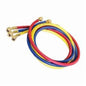 JB Industries Kobra® CCLE-60 3-Piece High Pressure Charging Hose Set, 1/4 in, 60 in L, 800 psi, Kevlar®, Domestic