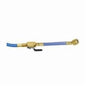 JB Industries Kobra® CLV-60Y 1-Piece High Pressure Charging Hose With Ball Valve, 1/4 in, 60 in L, 800 psi, Kevlar®, Domestic