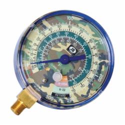 JB Industries M2-924CM Low Side Compound Gauge, 30 in Hg to 250 psi, 1/8 in MNPT Connection, 3-1/8 in Dial, 1 %