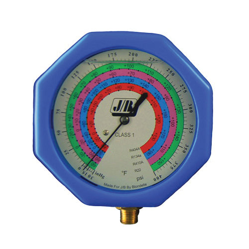 JB Industries MR-595 4-Refrigerant Gauge Boot, 3-1/8 in, For Use With M2-860 Four Refrigerant Liquid-Filled Gauge, Blue