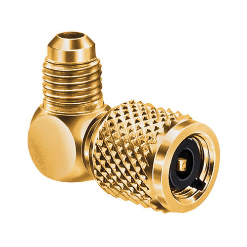 JB Industries QC-E3 Elbow Access Quick Coupler, 3/16 x 1/4 in Nominal, QC x SAE