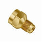 JB Industries U3-6D 406 Adapter, 3/8 x 1/2 in Nominal, Flare x Female Pipe, Brass, Domestic