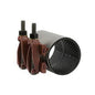 JCM Industries 101-0480-7 Single Band Universal Clamp Coupling With Attached Lug, 4 in Pipe, 24 ga THK, Stainless Steel