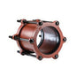 JCM Industries 201-045001 Pipe Coupling, Carbon Steel, 4 in Nominal