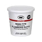Super Soft Stainless Plumber's Putty - 3 lb Plastic Tub
