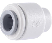 John Guest® PI4612S-US Fitting, Cap, 3/8 in Nominal, Push-to-Connect End Style, Acetal
