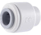 John Guest® PI4612S-US Fitting, Cap, 3/8 in Nominal, Push-to-Connect End Style, Acetal