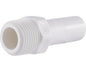 3/8 x 1/4" Tube Fitting - Polypropylene - Nptf