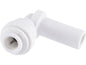 1/4" Fitting Plug in Elbow - Polypropylene