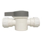 1/2" Shut-Off Valve - Polypropylene - CTS x NPT