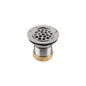 Jomar Valve® Small Wonder™ 300-101 DESIGNERS Basket Sink Strainer, For Use With 1/16 and 1 in THK Sink, Brass, Polished Chrome