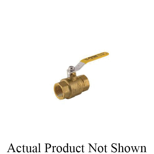 3" 2-Piece Ball Valve with Handle - Brass - NPT
