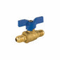 3/8" 2-Piece Gas Ball Valve - Brass - Flare