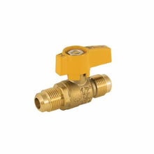 1/2" 2-Piece Gas Ball Valve with Handle - Brass - Flare
