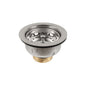 Jomar Valve® Snap-Tite™ 300-012 Basket Strainer, For Use With Designers Series 300 Grade Stainless Steel Sink Strainer, 304 Stainless Steel, Polished Stainless Steel