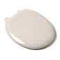 Jones Stephens™ Comfort™ EZ Close™ Comfort™ C1606S02 Premium Toilet Seat With Cover, Round Bowl, Closed Front, Plastic, Adjustable Hinge, Biscuit