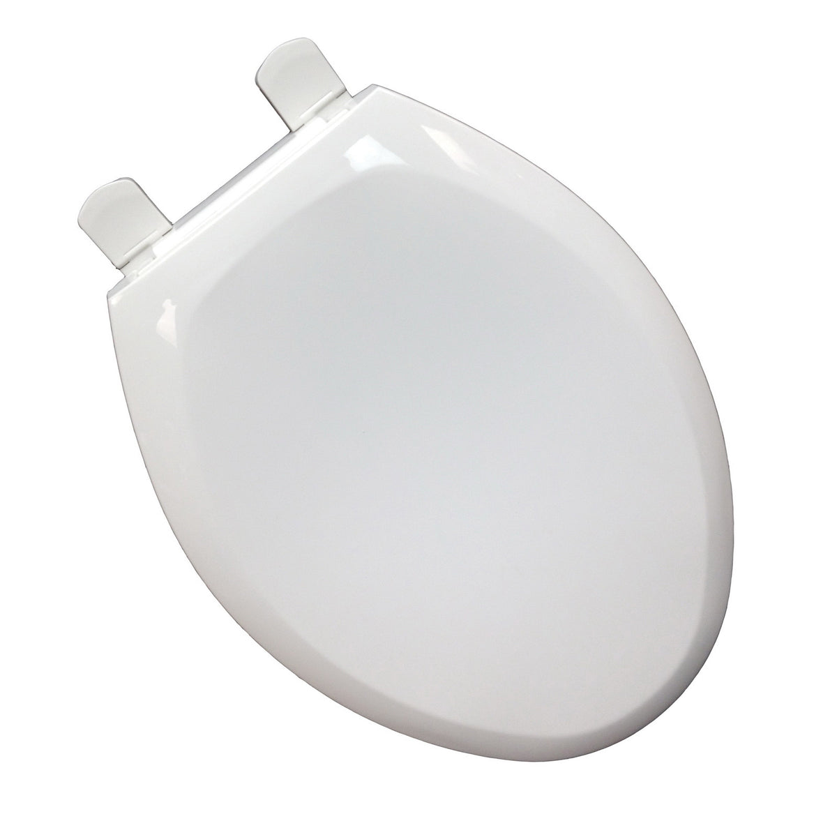 Jones Stephens™ Comfort™ EZ Close® QuicKlean™ C3B3ESL00 Premium Toilet Seat With Cover, Elongated Bowl, Closed Front, Plastic, White