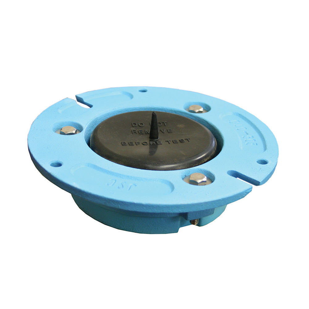 Jones Stephens™ C40503 Closet Flange With Test Cap, 3-13/16 in ID x 7-3/16 in OD, 3 x 3 in Pipe, Cast Iron