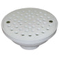 Area Drain with Round Strainer - 2 x 3" Outlet